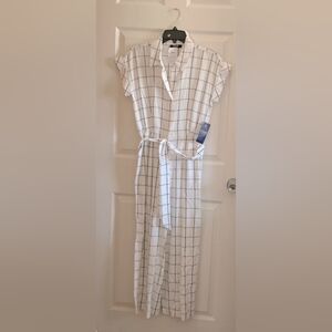 B&W jumpsuit NWOT